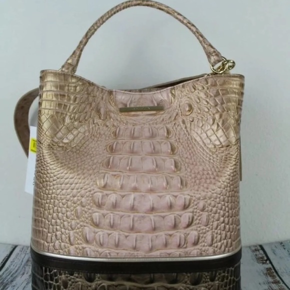 Brahmin Amelia Roseleaf Bucket $335 - Picture 4 of 6